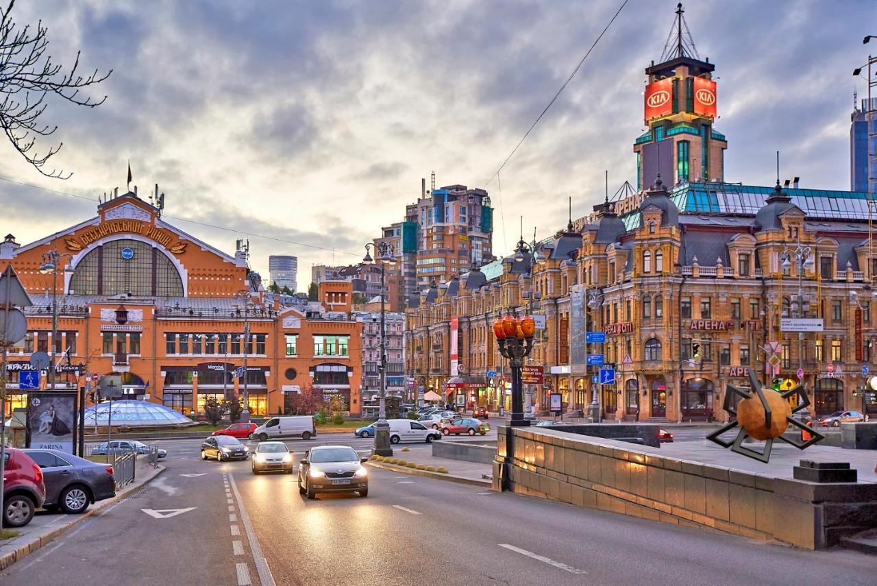 Big Jacuzzi , Sauna , Khreshchatyk Apartments كييف المظهر الخارجي الصورة