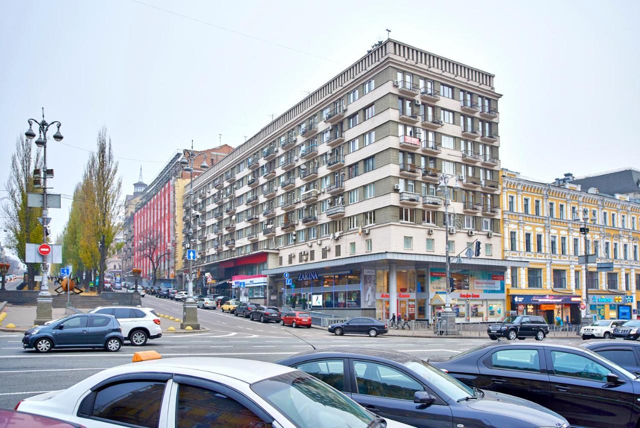 Big Jacuzzi , Sauna , Khreshchatyk Apartments كييف المظهر الخارجي الصورة